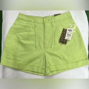 VANS Women's Green Barnes Canvas Cotton Shorts Size 25 MSRP: $54.50 NWT